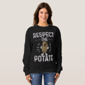 Respect The Potato Best Root Vegetable Potatoes    スウェットシャツ (正面フル)