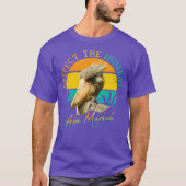 Respect The Shoebill Stork Art Abu Markub Bird Tシャツ (正面)