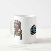 Respect the Steel DE Japanese コーヒーマグカップ (正面左)