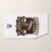 Respect the Steel DE Towel ハンドタオル (ハンドタオル)