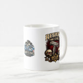 Respect the Steel – Double Edge Razor Mug コーヒーマグカップ (正面右)