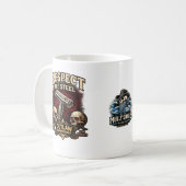 Respect the Steel – Double Edge Razor Mug コーヒーマグカップ (正面左)
