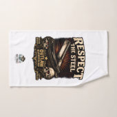 Respect the Steel Straight Towel ハンドタオル (ハンドタオル)