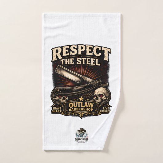 Respect the Steel Straight Towel ハンドタオル (ハンドタオル)