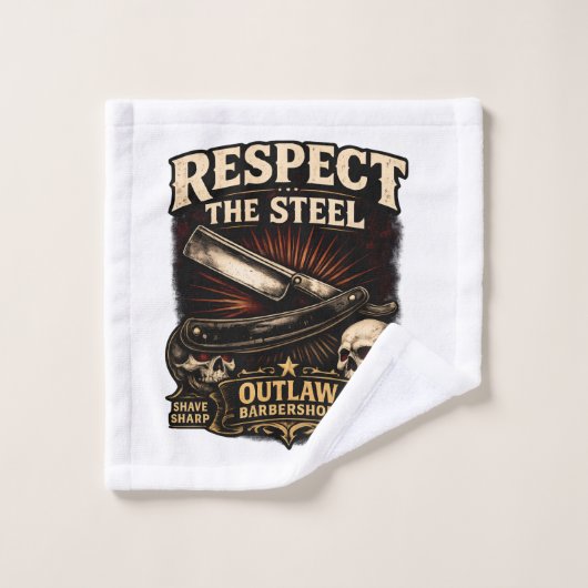Respect the Steel Straight Washcloth ウォッシュタオル (ウォッシュタオル)