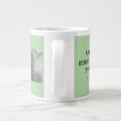 Respect Your Cat by RoseWrites  ジャンボコーヒーマグカップ (裏面)