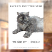 Respect Your Cat Day by RoseWrites  ウィンドウサイン (シート2)