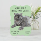 Respect Your Cat Day by RoseWrites  サンキューカード (スタンド正面)