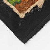 Respect Your Elders Funny Gamer Controller 80s Ret フリースブランケット (角)