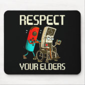 Respect Your Elders Gaming Clic  マウスパッド (正面)