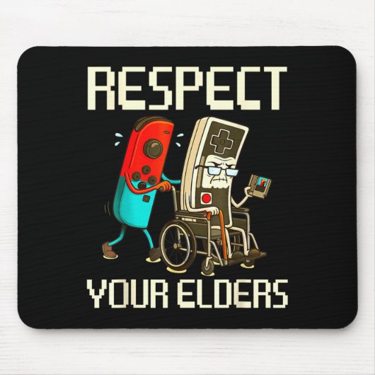 Respect Your Elders Gaming Clic  マウスパッド (正面)