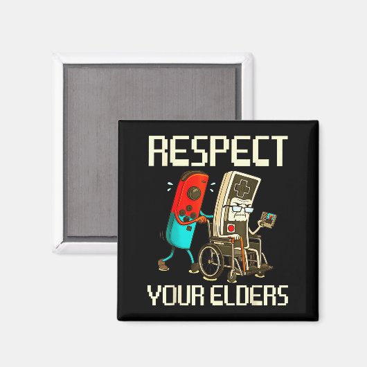 Respect Your Elders Gaming Clic  マグネット (正面/裏面)