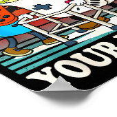 Respect Your Elders Gaming Control 80s Retro Funny ポスター (角)