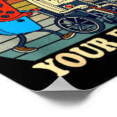 Respect Your Elders Gaming Control 80s Retro Funny ポスター (角)