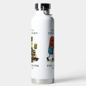 Respect Your Elders Gaming Control Retro Funny ウォーターボトル (左面)