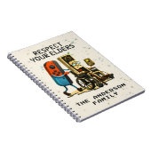 Respect Your Elders Gaming Control Retro Funny ノートブック (右側)