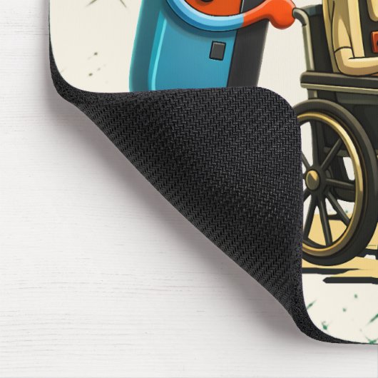 Respect Your Elders Gaming Control Retro Funny マウスパッド (コーナー)