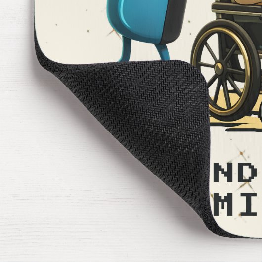 Respect Your Elders Gaming Control Retro Funny マウスパッド (コーナー)