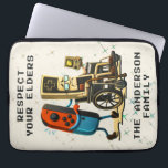 Respect Your Elders Gaming Control Retro Funny ラップトップスリーブ<br><div class="desc">Level up your style with this Respect Your Elders Gaming Control Retro Funny Gamer design—a must-have for classic gaming fans and modern gamers alike. Featuring a vintage retro game controller and bold humor, this design celebrates old-school gaming skills with a playful message that every gamer understands. Perfect for retro gamers,...</div>