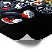 Respect Your Elders Gaming Control Retro Funny Gam ポスター (角)