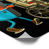 Respect Your Elders Gaming Control Retro Funny Gam ポスター (角)