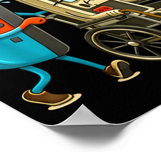 Respect Your Elders Gaming Control Retro Funny Gam ポスター (角)