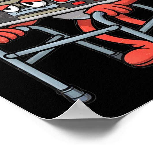 Respect Your Elders Gaming Control Retro Funny Gam ポスター (角)