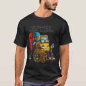 Respect Your Elders Gaming Control Retro Funny Gam Tシャツ (正面)