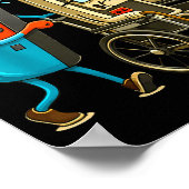 Respect Your Elders Retro Gaming Funny Gamer Contr ポスター (角)