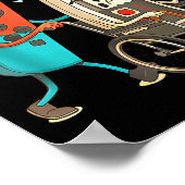 Respect Your Elders Retro Gaming Funny Gamer Contr ポスター (角)