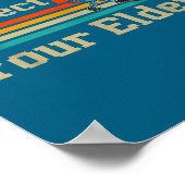 Respect Your Elders Retro Gaming Funny Gamer Contr ポスター (角)