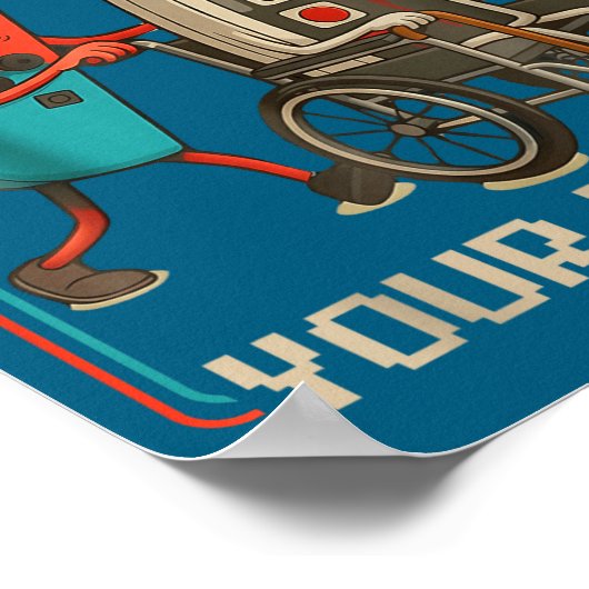 Respect Your Elders Retro Gaming Funny Gamer Contr ポスター (角)