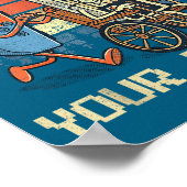 Respect Your Elders Retro Gaming Funny Gamer Contr ポスター (角)