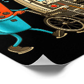 Respect Your Elders Retro Gaming Funny Gamer Contr ポスター (角)