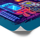 Respect Your Elders Retro Gaming Funny Gamer Contr ポスター (角)