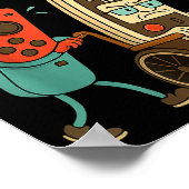 Respect Your Elders Retro Gaming Funny Gamer Contr ポスター (角)