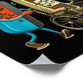 Respect Your Elders Retro Gaming Funny Gamer Contr ポスター (角)