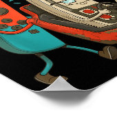 Respect Your Elders Retro Gaming Funny Gamer Contr ポスター (角)