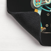 Respect Your Elders Retro Gaming Funny Gamer Contr マウスパッド (コーナー)