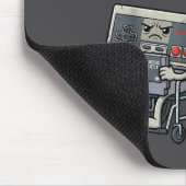 Respect Your Elders Retro Gaming Funny Gamer Contr マウスパッド (コーナー)