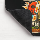 Respect Your Elders Retro Gaming Funny Gamer Contr マウスパッド (コーナー)