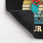 Respect Your Elders Retro Gaming Funny Gamer Contr マウスパッド (コーナー)