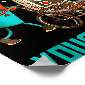 Respect Your Elders Retro Gaming Video Gamer 80s B ポスター (角)