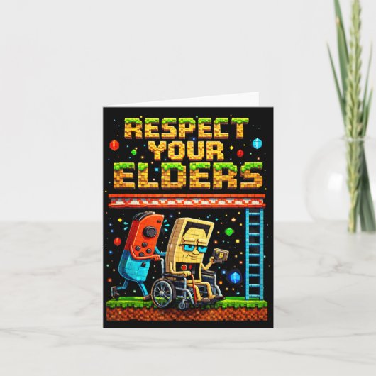 Respect Your Elders Retro Gaming Xel Gamer Control カード (正面)