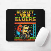 Respect Your Elders Retro Gaming Xel Gamer Control マウスパッド (マウス)