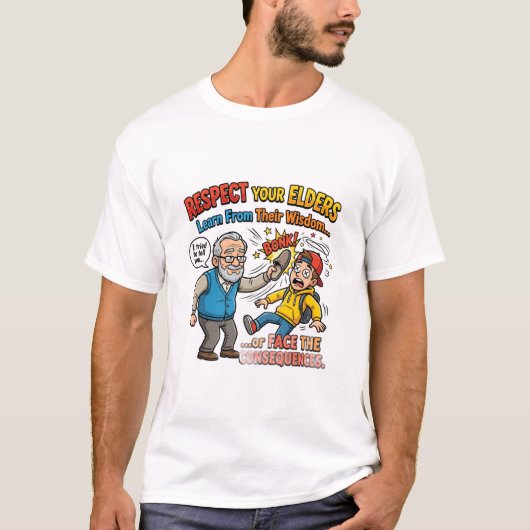 Respect Your Elders  Tシャツ (正面)