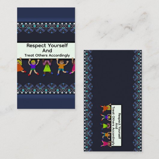 Respect Yourself Business Card 名刺 (正面/裏面)