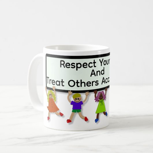 Respect Yourself Coffee Mug コーヒーマグカップ (正面左)