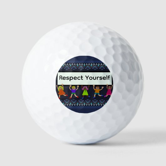 Respect Yourself Golf Balls ゴルフボール (正面)