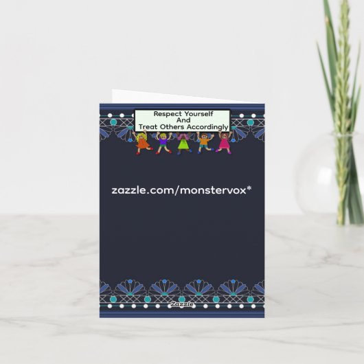 Respect Yourself Greeting Card カード (裏面)